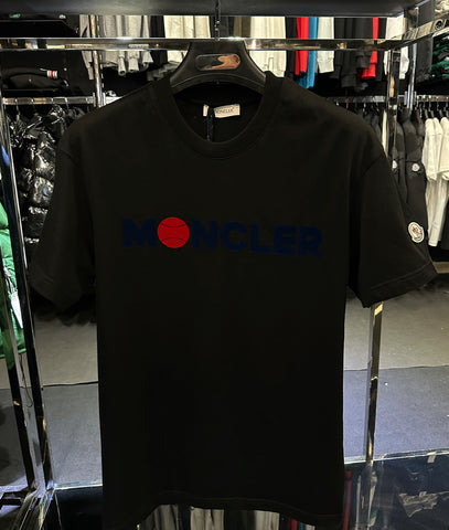 MONCLER - T-SHIRT ΜΑΥΡΟ